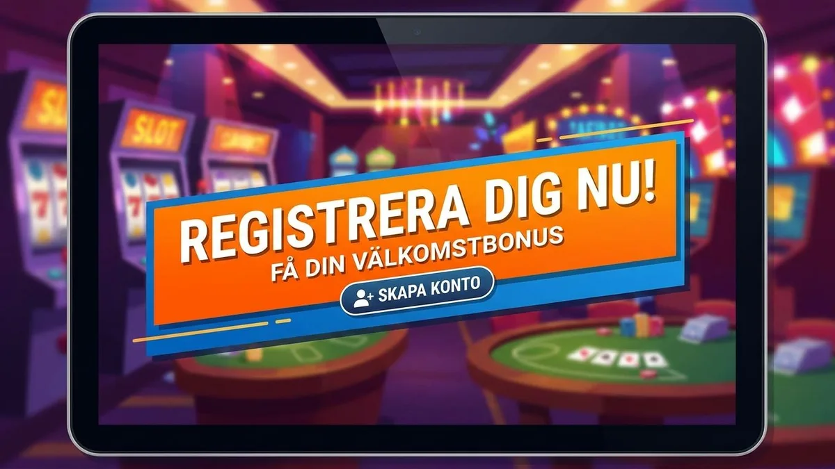 Registrera dig med bonus